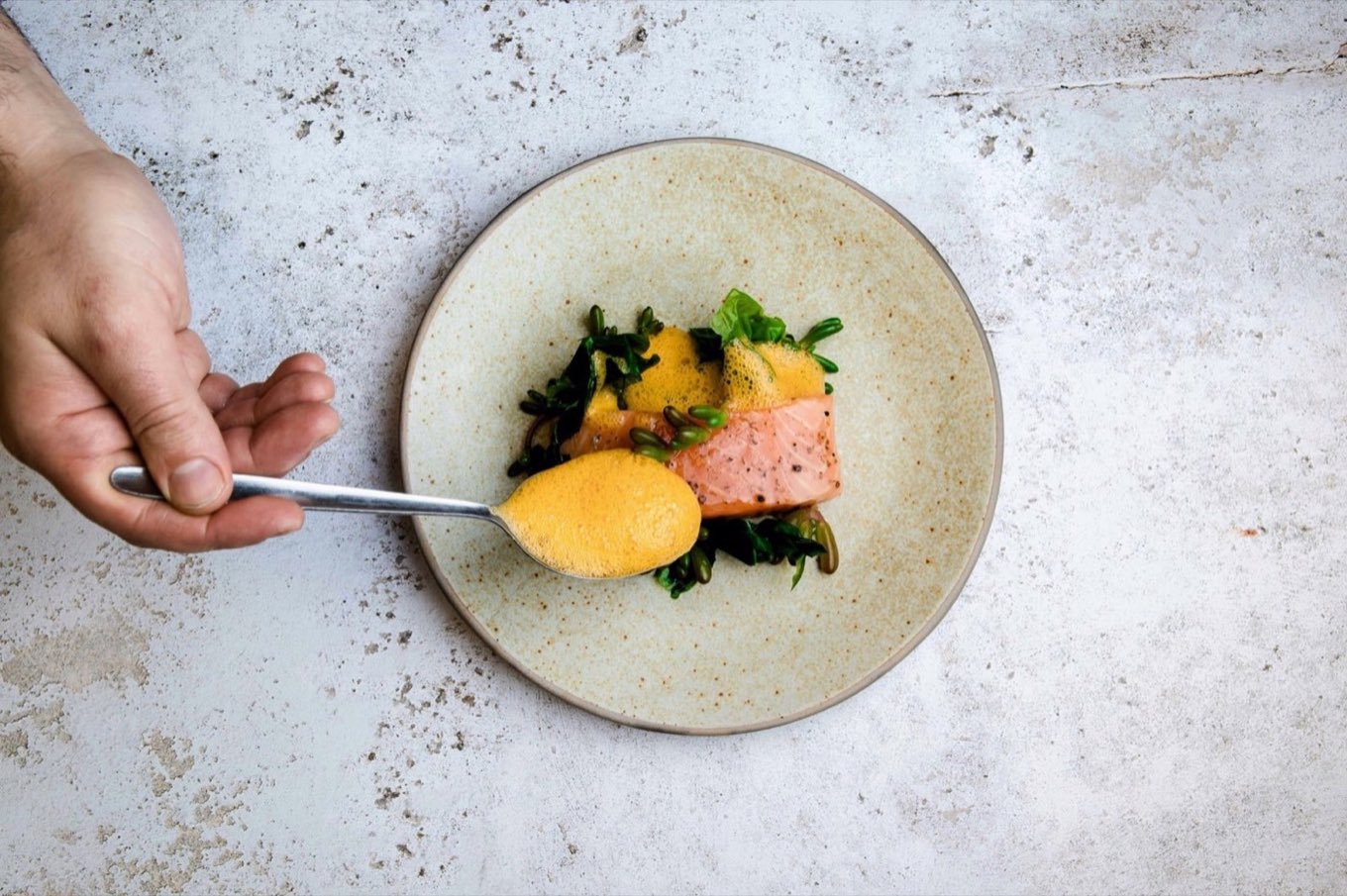Dressage précis en cuisine